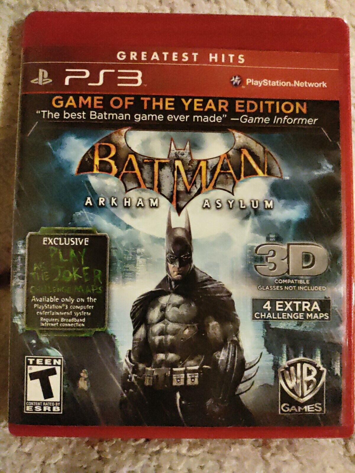 Batman: Arkham Asylum Game of the Year Edition Xbox 360 1000150449 - Best  Buy