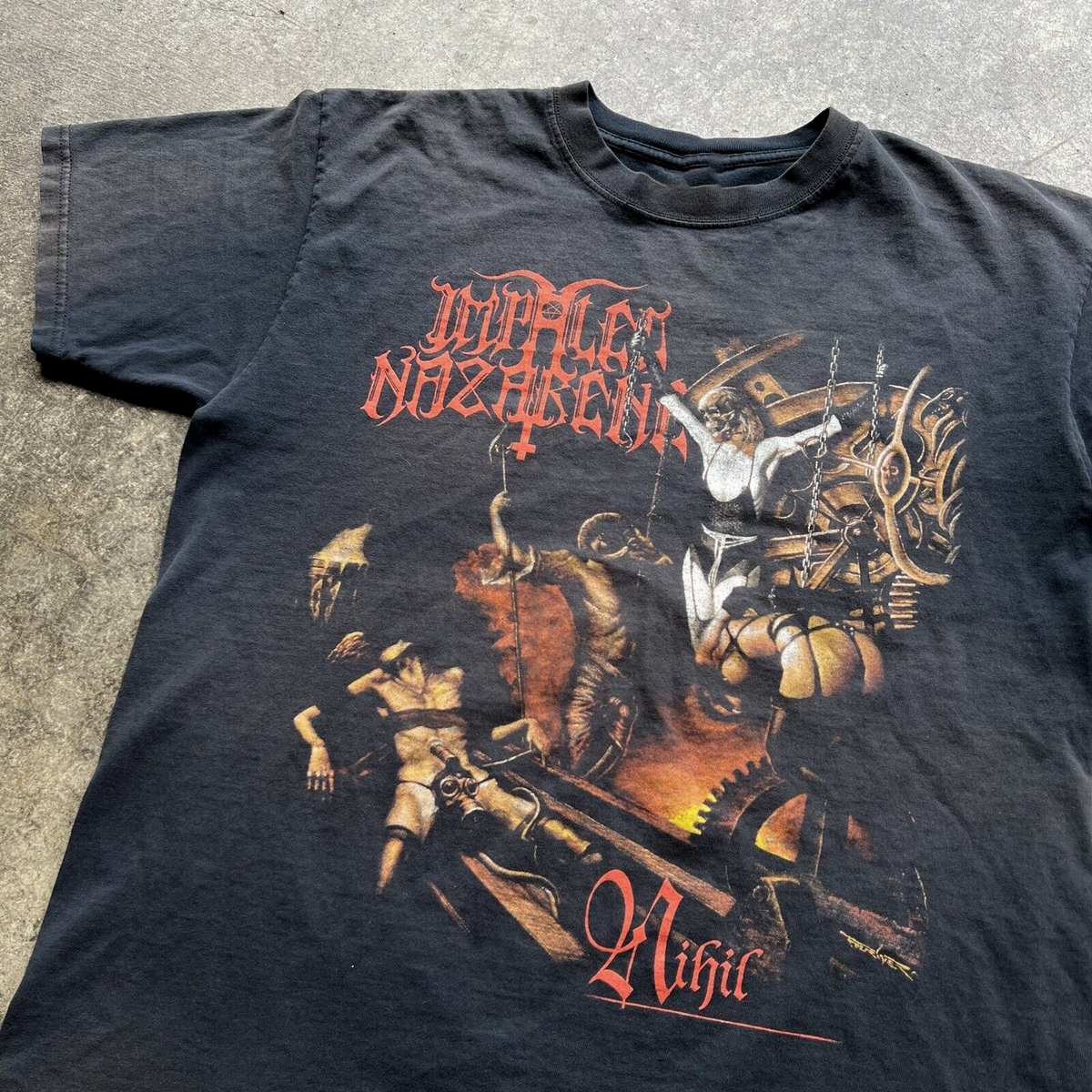 Band Impaled Nazarene Nihil Album Shirt Adult Tee S To 2345XL