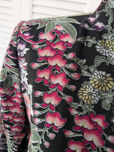 JS Collections Silk Jacket Women 10 Blazer Elegant Designer Floral Cocktail Glam - Picture 4 of 16
