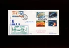 1986 Halley's Comet France Double Handstamp.
