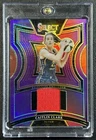 CAITLIN CLARK 2024 PANINI SELECT WNBA SELECTIVE SWATCHES PURPLE PRIZM JERSEY /49