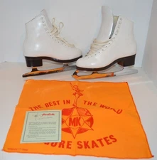 Harlick Custom Figure Ice Skates Women's  SZ 5 -5.5 MEDUIM