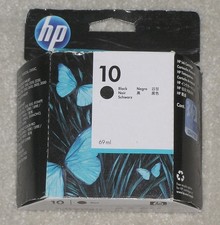 2013 Genuine OEM HP 10 Black C4844A  Ink Print Cartridge Sealed Retail Box