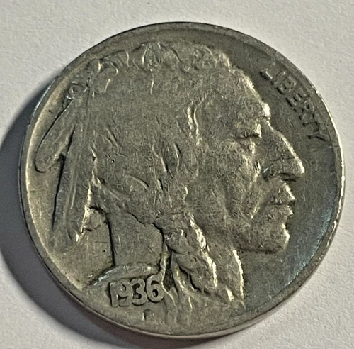 1936  Buffalo Nickel Fine to Very Fine Details