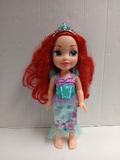 Ariel Disney Princess Toddler Little Mermaid 15" Doll Jakks Glass Style Eyes