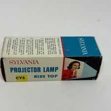 Vintage Sylvania Projector Lamp Bulb Blue Top CYS 1200W 120V 10hrs New in Box