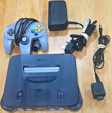 Nintendo 64 N64 Grey PAL Console NUS-001 w Controller Power Supply AV Cable