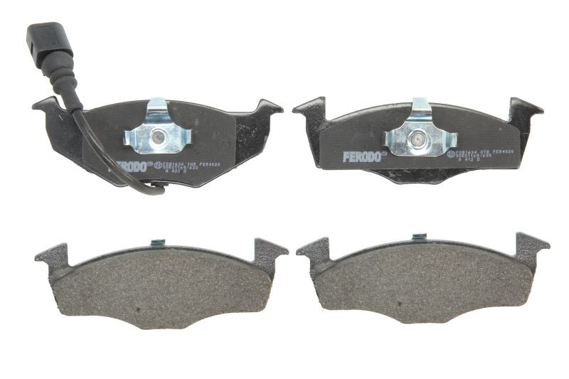 Fits FERODO FDB1634 Brake Pad Set, disc brake FDB1634 Brake pads set front (wit