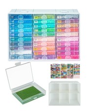 YBUTVY Diamond Art Trays with Lids, 30PCS Diamond Painting Trays with Lids   ...