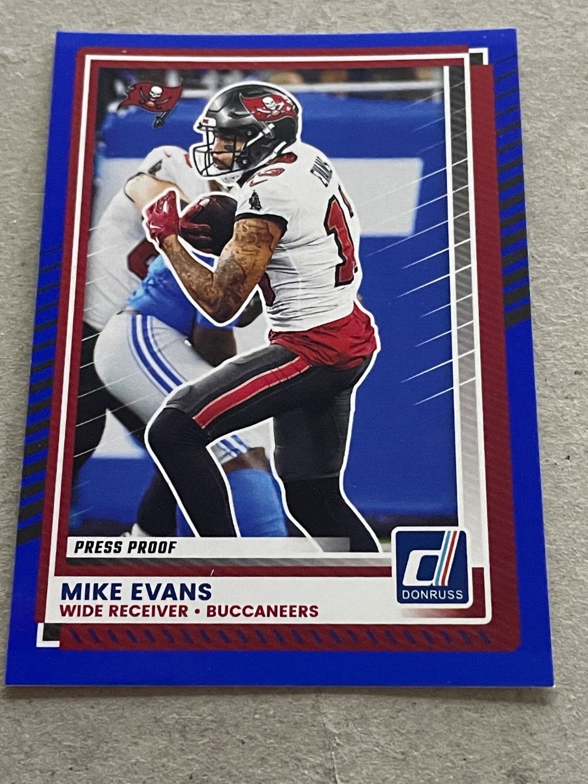 2025 Panini Donruss - Mike Evans #11 Press Proof Blue