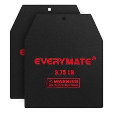 Tactical Weighted Vest Plates 3.75/5.75/8.75/14.5/19.75LB Pairs Insert We...