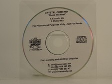 CRYSTAL COMPANY SHOCK THE BEAT (H1) 2 Track Promo CD Single including Plastic Sl