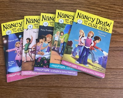 Lot of 5 Nancy Drew and the Clue Crew Books by Carolyn Keene Paperback Ages 6-9