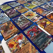 Pokemon Card Lot 100 TCG Cards  Ultra Rare, 10 Holos  VMAX GX EX VSTAR OR V 
