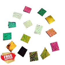 3 Bags COE90 Dichroic Glass Fusible Scrap 84g Jewelry Stained Glass