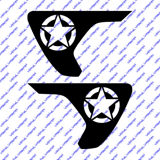 Calcomanías de ventilación de guardabarros brújula para Jeep Wrangler Rubicon JL JT 2018-25 Foto 2 de 3