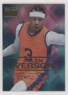 2021 Skybox Metal Universe Champions Premium Emerald 12/25 Allen Iverson 07qw