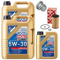 MotoröL Filter Set 5W-30 Liqui Moly 11 Liter + Schraube FüR Mercedes Sprinter