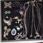 Speidel Sterling Silver 925 Vintage Jewelry Lot Earrings Brooches Pendants Rings
