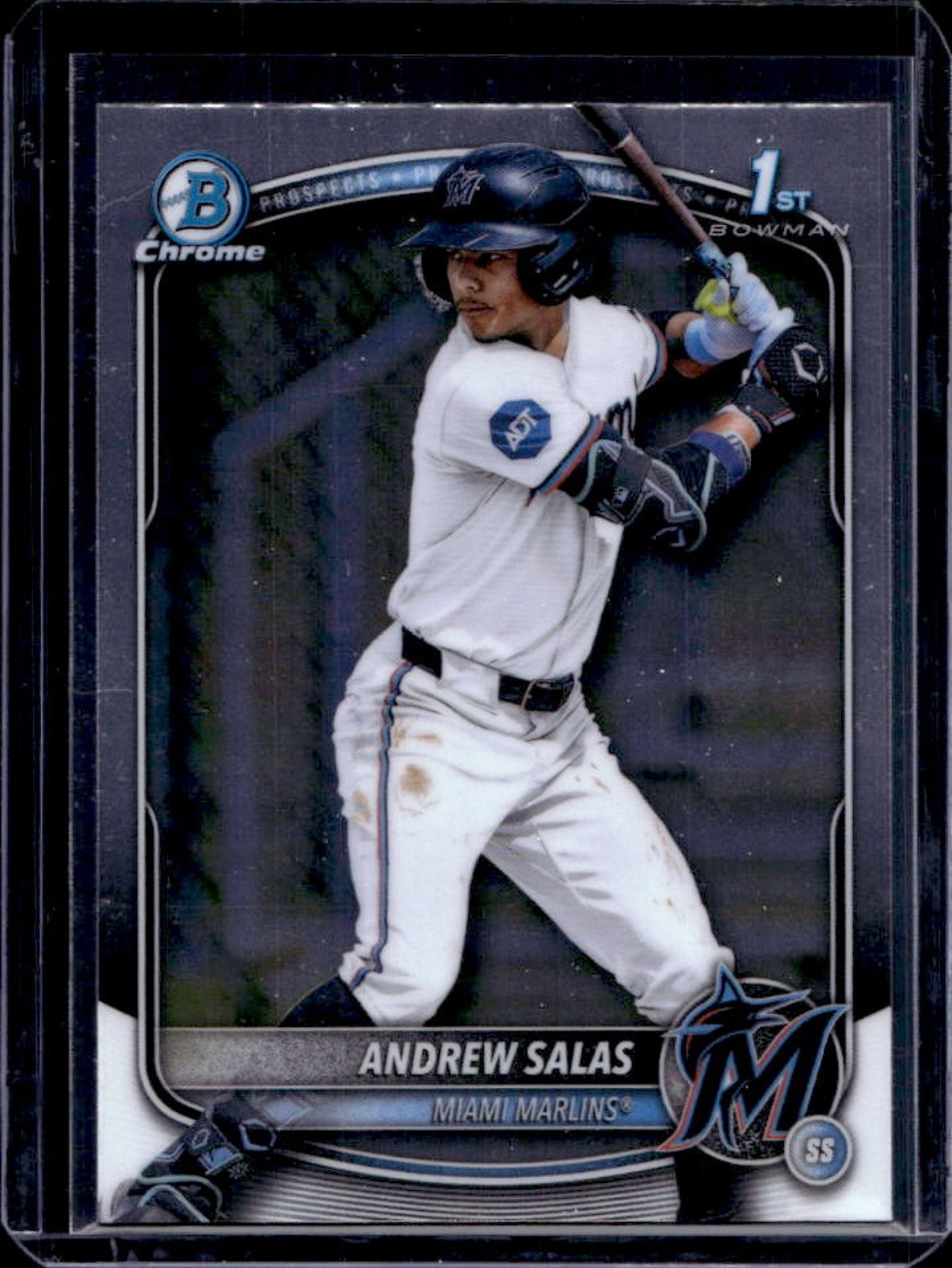 2025 Bowman Chrome Andrew Salas 1st #BCP-156 Marlins