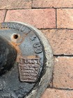 Antique Cast Iron No Parking Sign J. Jacob Shannon Philadelphia 1744 Market St — photo 2