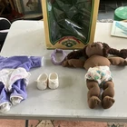 Cabbage Patch Kids Vintage African American Baby Doll 1984 Box Outfit Shoes