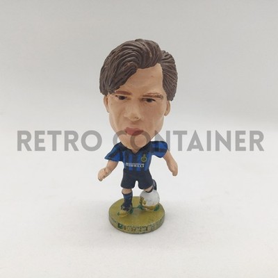 Vintage PVC Fußballspieler AIC Corinthias - Nicola Berti Inter Bomberini