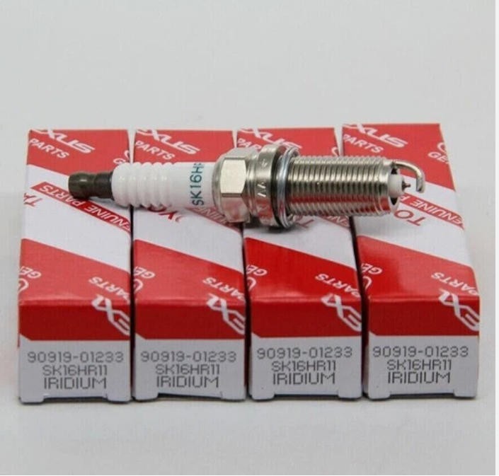 4Pcs Denso Iridium Spark Plug OEM 90919-01233 3417 SK16HR11 for Highlander Scion