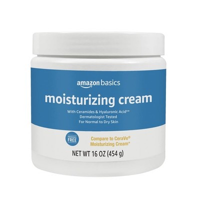 Amazon Basics Moisturizing Cream for Face and Body, 16 Ounce (Pack of 1)