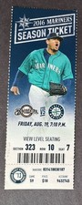 Brent Suter MLB Debut Ticket Stub 8/19/16 Mariners Brewers Angels August 19 2016