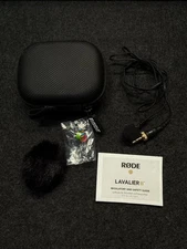 RØDE Lavalier II Microphone Set High-Quality Clip-On for Vlogs & Interviews