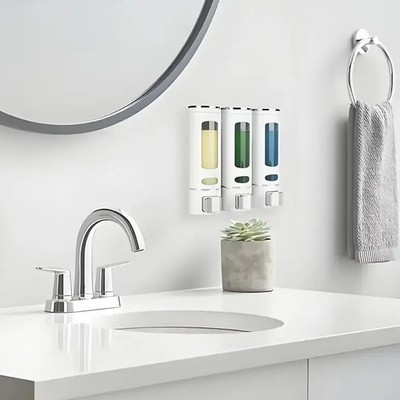 Seifenspender zur Wandmontage 400 ml mit praktischem Push-Spendersystem
