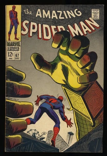 Amazing Spider-Man #67 VG+ 4.5 1st Randy Robertson Mysterio Appearance!