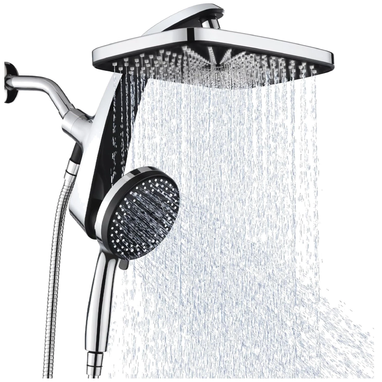 12" High Pressure Rain Shower Head Combo