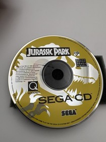 Jurassic Park Sega CD CIB Complete w/Manual Reg Card & Foam - Tested Clean Disc