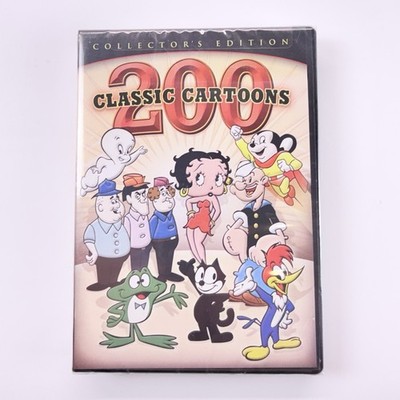 200 Classic Cartoons Collector s Edition (2011) DVD NEW Cartoon Animation 4-Disc