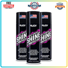 Slick Products Shine Protectant - High-Gloss Spray for Plastic Vinyl