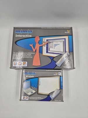 Mimio Interactive Capture Windows Mac Whiteboard Kit Wireless Virtual Ink NOB
