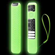 For Tcl-Rc813-Silicone-Remote-Protective-Cover, Glow-In-The-Dark Case with Lanya