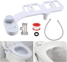 Bidet Fresh Water Spray Kit Non Electric Toilet Seat Attachment Cold Wash