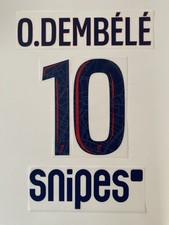 flocage officiel psg O.Dembele 10 Ligue 1 Away 2025/2026 Adulte