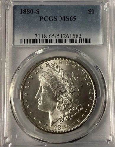 1880-S Morgan MS65
