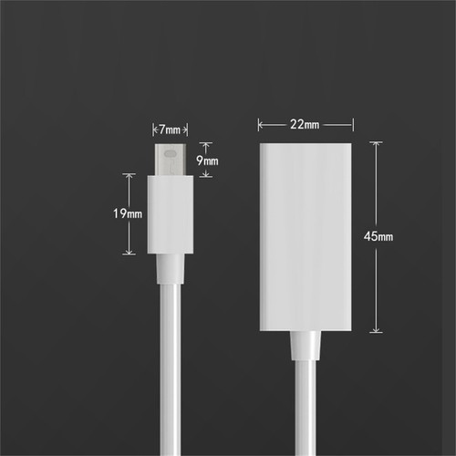 Mini Display Port DP Thunderbolt To HDMI Cable Adapter HD 4K For MacBook Air/Pro - Picture 5 of 13