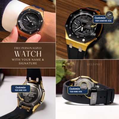 Customize Signature Watch Stainless Steel Watch GShock GA 2100
