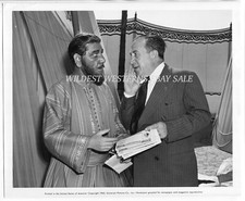 Hugh Herbert SHEMP HOWARD Original Candid Photo ARABIAN NIGHTS 3 Three Stooges
