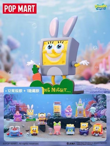 Figura Caja Ciega POP MART Bob Esponja Serie Transiciones Vida Tú eliges Auténtica  - Imagen 1 de 16