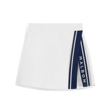 Malbon Golf [WOMENS COLLECTION] Baseline Skirt White (WOMAN)