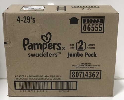 Pampers Swaddlers pannolini monouso per bambini taglia 2 confezione jumbo numero 116 - Foto 4 di 6