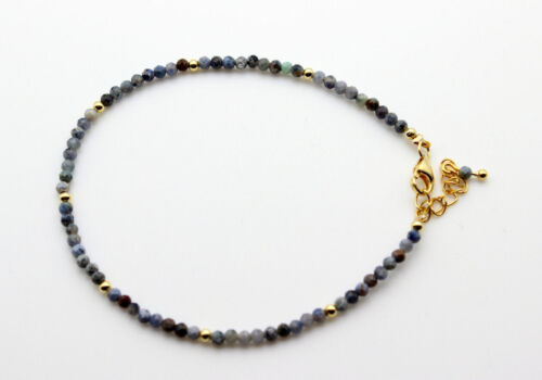 Gem Bracelet, Genuine Jewelry, Gold Plated 925 Silver, Gift, Valentine's Day - Picture 50 of 61