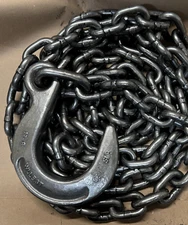 1/2" Grade 100 Clevis Foundry Hook 5.3 ton with free chain grade 80 oiled finish